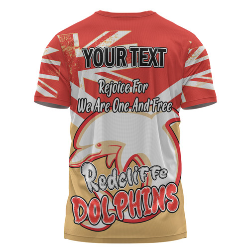 Redcliffe Dolphins T-Shirt - Happy Australia Day We Are One And Free Redcliffe Dolphins T-Shirt - Happy Australia Day We Are One And Free