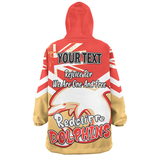 Redcliffe Dolphins Snug Hoodie - Happy Australia Day We Are One And Free Redcliffe Dolphins Snug Hoodie - Happy Australia Day We Are One And Free