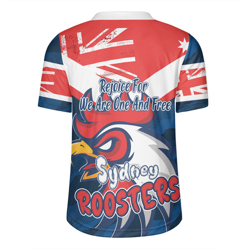 Sydney Roosters Rugby Jersey - Happy Australia Day We Are One And Free Sydney Roosters Rugby Jersey - Happy Australia Day We Are One And Free