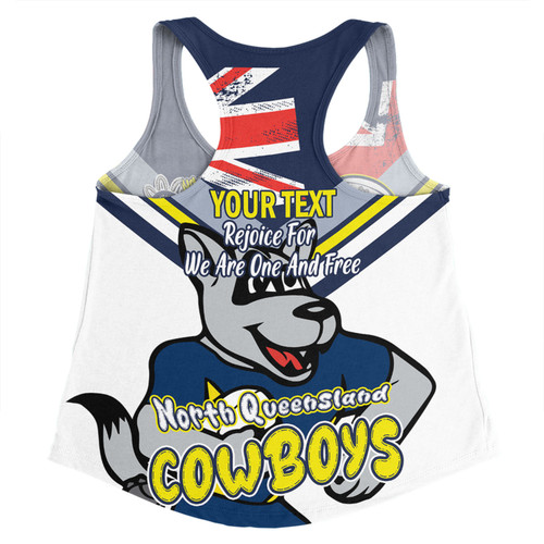North Queensland Cowboys Women Racerback Singlet - Happy Australia Day We Are One And Free V2 North Queensland Cowboys Women Racerback Singlet - Happy Australia Day We Are One And Free V2