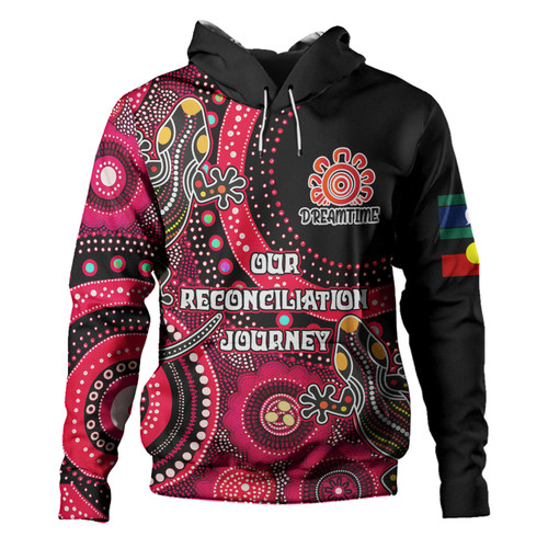 Australia Aboriginal Custom Hoodie - Our Reconciliation Journey "Those Who Lose Dreaming Are Lost" Hoodie