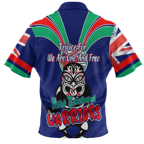 New Zealand Warriors Polo Shirt - Happy Australia Day We Are One And Free New Zealand Warriors Polo Shirt - Happy Australia Day We Are One And Free