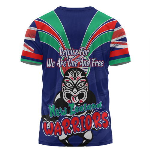 New Zealand Warriors T-Shirt - Happy Australia Day We Are One And Free New Zealand Warriors T-Shirt - Happy Australia Day We Are One And Free