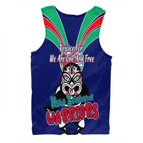 New Zealand Warriors Men Singlet - Happy Australia Day We Are One And Free New Zealand Warriors Men Singlet - Happy Australia Day We Are One And Free
