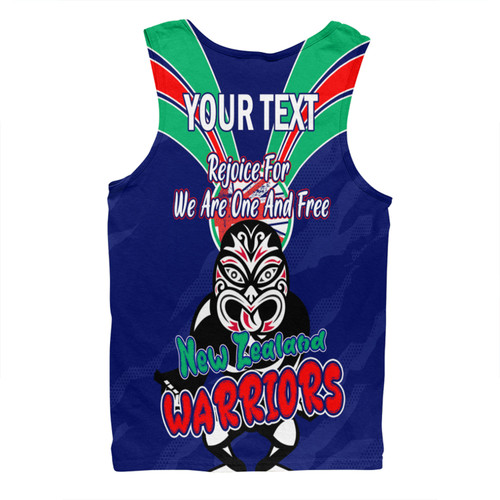 New Zealand Warriors Men Singlet - Happy Australia Day We Are One And Free New Zealand Warriors Men Singlet - Happy Australia Day We Are One And Free