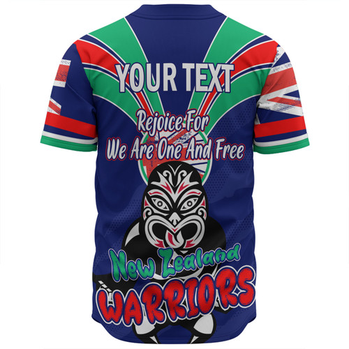 New Zealand Warriors Baseball Shirt - Happy Australia Day We Are One And Free New Zealand Warriors Baseball Shirt - Happy Australia Day We Are One And Free