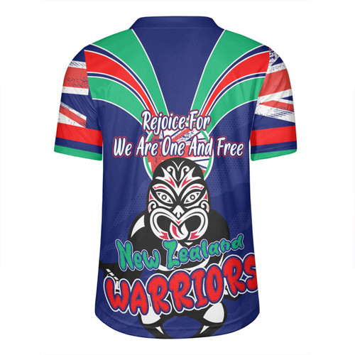 New Zealand Warriors Rugby Jersey - Happy Australia Day We Are One And Free New Zealand Warriors Rugby Jersey - Happy Australia Day We Are One And Free