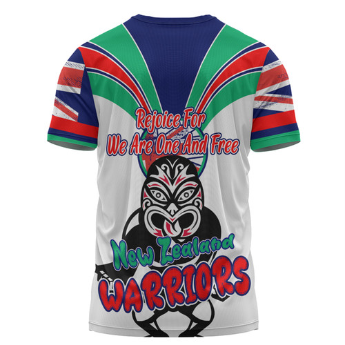 New Zealand Warriors T-Shirt - Happy Australia Day We Are One And Free V2 New Zealand Warriors T-Shirt - Happy Australia Day We Are One And Free V2