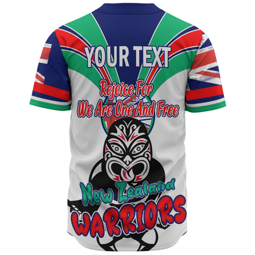 New Zealand Warriors Baseball Shirt - Happy Australia Day We Are One And Free V2 New Zealand Warriors Baseball Shirt - Happy Australia Day We Are One And Free V2