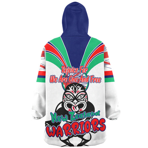 New Zealand Warriors Snug Hoodie - Happy Australia Day We Are One And Free V2 New Zealand Warriors Snug Hoodie - Happy Australia Day We Are One And Free V2