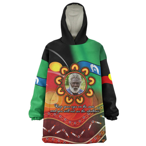 Australia Aboriginal Custom Snug Hoodie - Aboriginal Keep Your Eyes On The Sun Personalised Photo Snug Hoodie