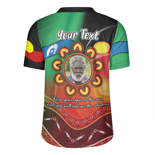 Australia Aboriginal Custom Rugby Jersey - Aboriginal Keep Your Eyes On The Sun Personalised Photo Rugby Jersey Australia Aboriginal Custom Rugby Jersey - Aboriginal Keep Your Eyes On The Sun Personalised Photo Rugby Jersey