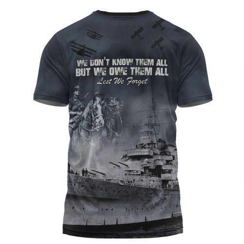 Australia Anzac Day T-shirt - Remember All The Battles Fought T-shirt Australia Anzac Day T-shirt - Remember All The Battles Fought T-shirt