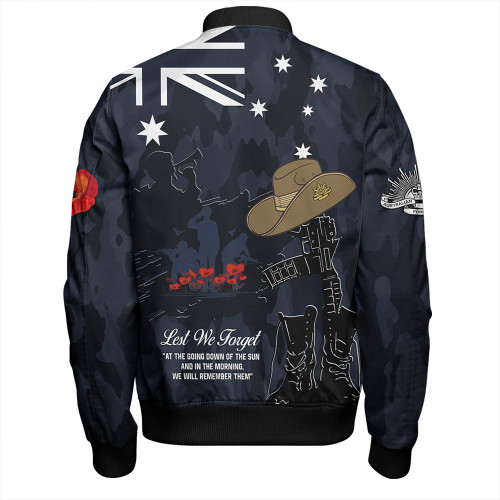 Australia Anzac Day Bomber Jacket - Anzac Day The Australian Army Bomber Jacket Australia Anzac Day Bomber Jacket - Anzac Day The Australian Army Bomber Jacket