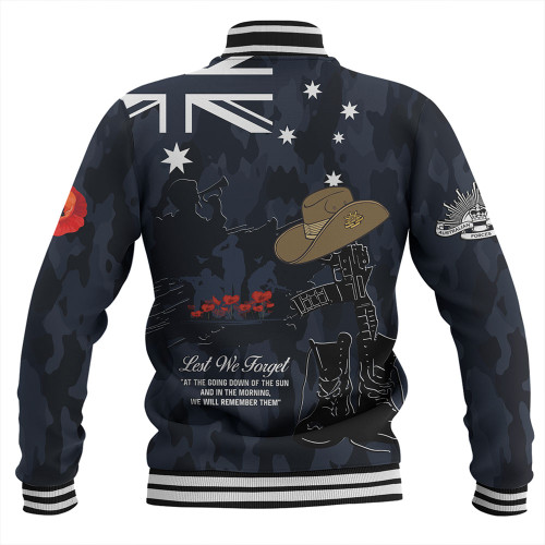 Australia Anzac Day Baseball Jacket - Anzac Day The Australian Army Baseball Jacket Australia Anzac Day Baseball Jacket - Anzac Day The Australian Army Baseball Jacket