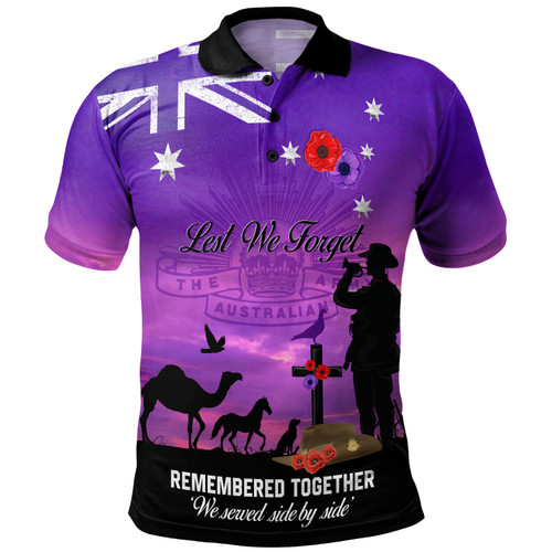 Australia Anzac Day Polo Shirt - Anzac Day We Served Side By Side Polo Shirt