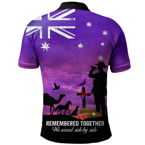 Australia Anzac Day Polo Shirt - Anzac Day We Served Side By Side Polo Shirt Australia Anzac Day Polo Shirt - Anzac Day We Served Side By Side Polo Shirt