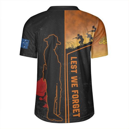 Australia Anzac Day Rugby Jersey - Anzac Day Lest We Forget Poppy Rugby Jersey Australia Anzac Day Rugby Jersey - Anzac Day Lest We Forget Poppy Rugby Jersey
