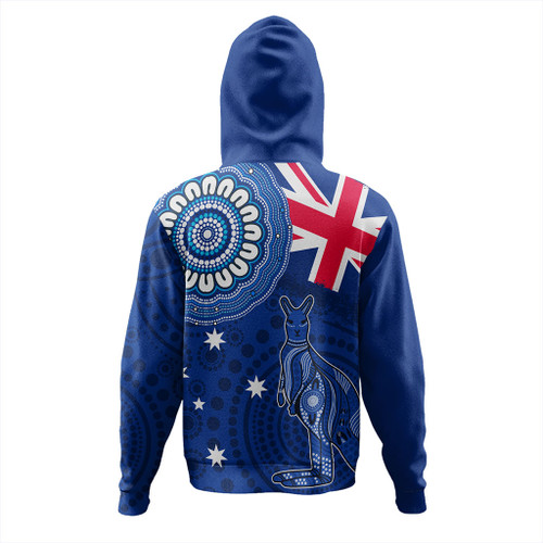 Australia Hoodie Flag With Kangaroo Aboriginal Australia Hoodie Flag With Kangaroo Aboriginal