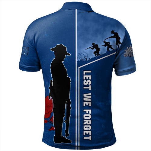 Canterbury-Bankstown Bulldogs Polo Shirt - Anzac Day Lest We Forget Poppy Canterbury-Bankstown Bulldogs Polo Shirt - Anzac Day Lest We Forget Poppy