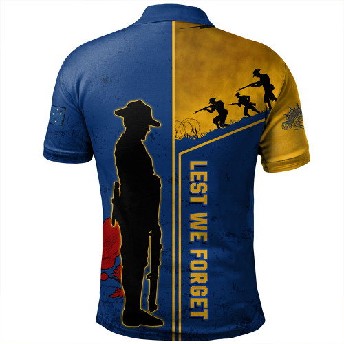 Parramatta Eels Polo Shirt - Anzac Day Lest We Forget Poppy Parramatta Eels Polo Shirt - Anzac Day Lest We Forget Poppy