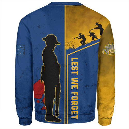 Parramatta Eels Sweatshirt - Anzac Day Lest We Forget Poppy Parramatta Eels Sweatshirt - Anzac Day Lest We Forget Poppy