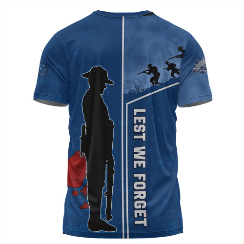Canterbury-Bankstown Bulldogs T-Shirt - Anzac Day Lest We Forget Poppy Canterbury-Bankstown Bulldogs T-Shirt - Anzac Day Lest We Forget Poppy