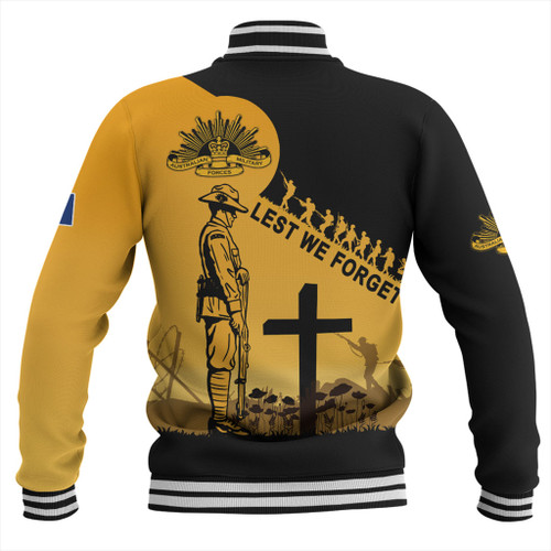 Australia Baseball Jacket Custom Anzac Day Soldiers Lest We Forget Poppy Australia Baseball Jacket Custom Anzac Day Soldiers Lest We Forget Poppy