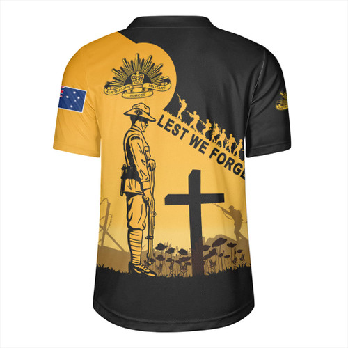 Australia Rugby Jersey Custom Anzac Day Soldiers Lest We Forget Poppy Australia Rugby Jersey Custom Anzac Day Soldiers Lest We Forget Poppy