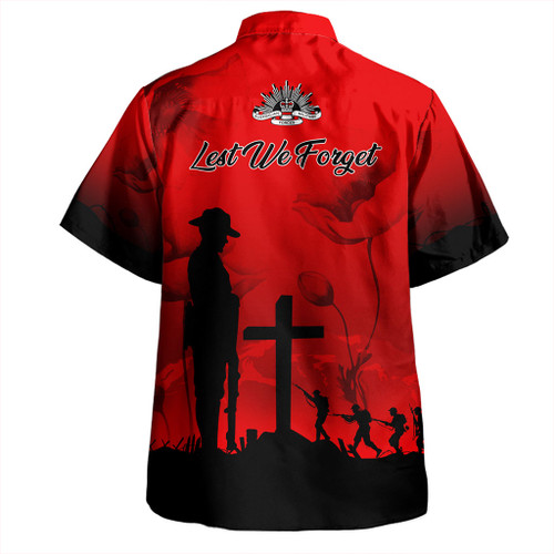 Australia Hawaiian Shirt Anzac Day Lest We Forget Red Poppy Australia Hawaiian Shirt Anzac Day Lest We Forget Red Poppy