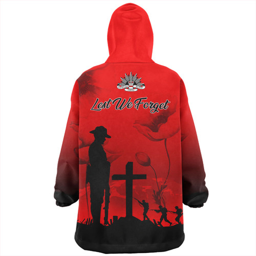 Australia Snug Hoodie Anzac Day Lest We Forget Red Poppy Australia Snug Hoodie Anzac Day Lest We Forget Red Poppy