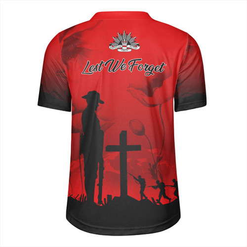Australia Rugby Jersey Anzac Day Lest We Forget Red Poppy Australia Rugby Jersey Anzac Day Lest We Forget Red Poppy
