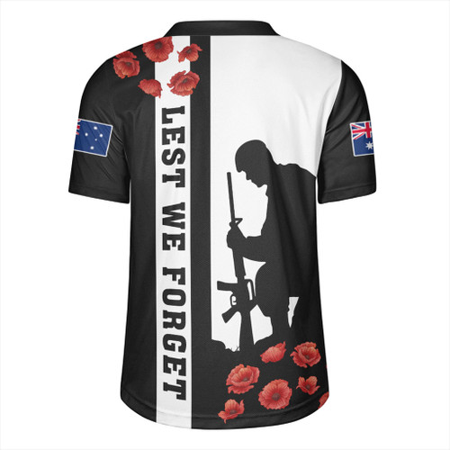 Australia Rugby Jersey Anzac Day Lest We Forget Simple Style Australia Rugby Jersey Anzac Day Lest We Forget Simple Style