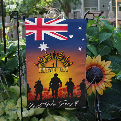 Australia Anzac Flag - Anzac Day Flag Background Lest We Forget Australia Anzac Flag - Anzac Day Flag Background Lest We Forget