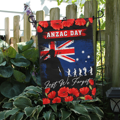Australia Anzac Flag - Anzac Day Lest We Forget Poppy Grunge Australia Anzac Flag - Anzac Day Lest We Forget Poppy Grunge
