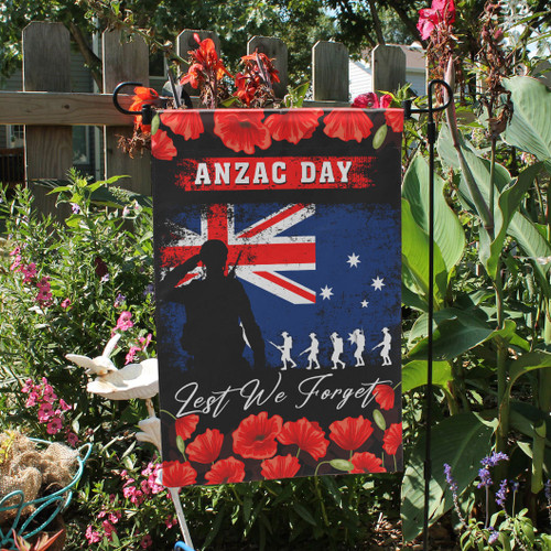 Australia Anzac Flag - Anzac Day Lest We Forget Poppy Grunge Australia Anzac Flag - Anzac Day Lest We Forget Poppy Grunge