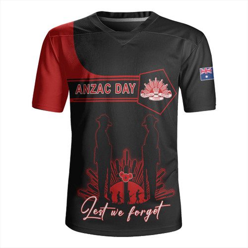 Australia Rugby Jersey Anzac Day Army And Soldiers Style