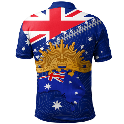 Australia Polo Shirt - Anzac Day Lest We Forget Australia Flag Australia Polo Shirt - Anzac Day Lest We Forget Australia Flag