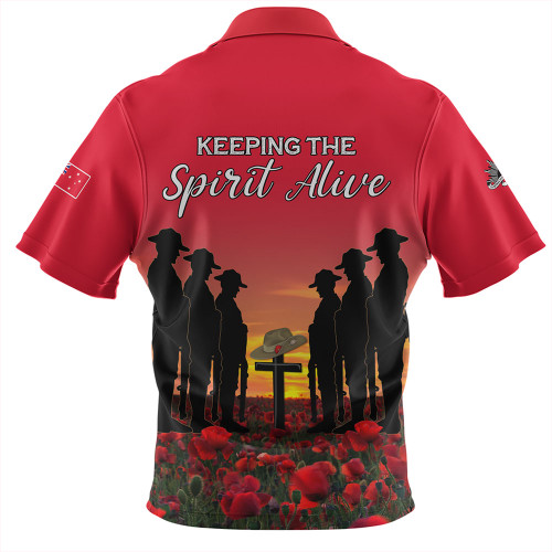 Australia Hawaiian Shirt - Anzac Day Australian Red Ensign Australia Hawaiian Shirt - Anzac Day Australian Red Ensign