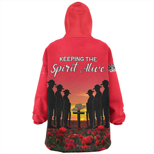 Australia Snug Hoodie - Anzac Day Australian Red Ensign