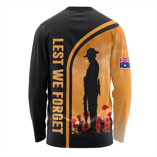 Australia Long Sleeve T-shirt Lest We Forget Style In My Heart Australia Long Sleeve T-shirt Lest We Forget Style In My Heart