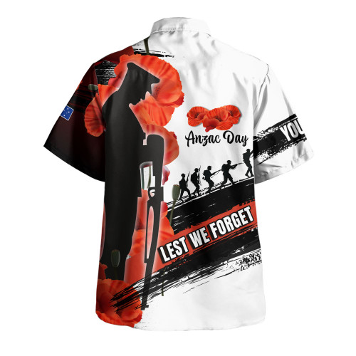 Australia Hawaiian Shirt - Custom Anzac Day Special Style ( Ver 2 ) Australia Hawaiian Shirt - Custom Anzac Day Special Style ( Ver 2 )