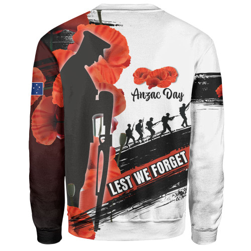 Australia Sweatshirt - Custom Anzac Day Special Style ( Ver 2 ) Australia Sweatshirt - Custom Anzac Day Special Style ( Ver 2 )
