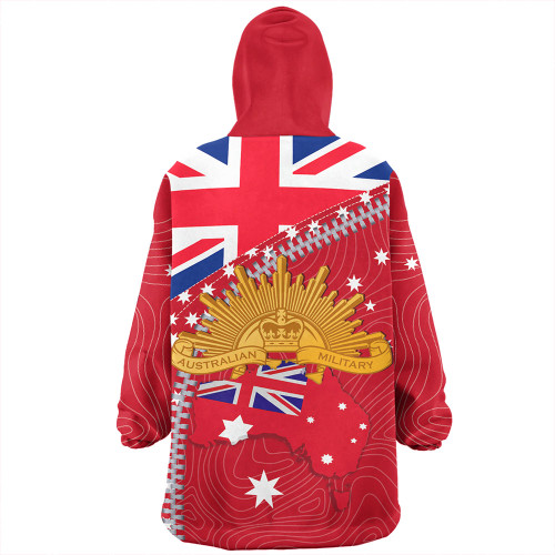 Australia Snug Hoodie - Anzac Day Lest We Forget Australian Red Ensign Australia Snug Hoodie - Anzac Day Lest We Forget Australian Red Ensign
