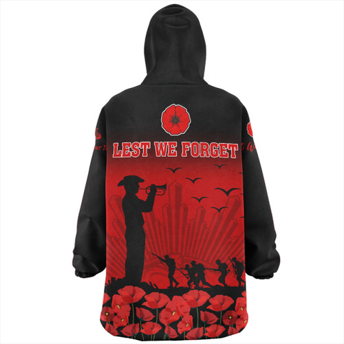 Australia Snug Hoodie Lest We Forget Red Poppies Special Style Australia Snug Hoodie Lest We Forget Red Poppies Special Style