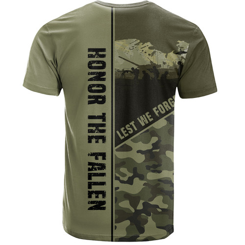 Australia T-Shirt - Anzac Day Honor The Fallen Thank The Living Australia T-Shirt - Anzac Day Honor The Fallen Thank The Living