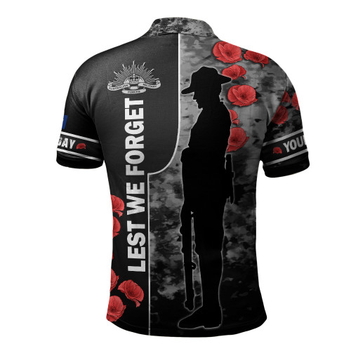 Australia Polo Shirt - Custom Royal Australian Army Anzac Day Camouflage Style Australia Polo Shirt - Custom Royal Australian Army Anzac Day Camouflage Style