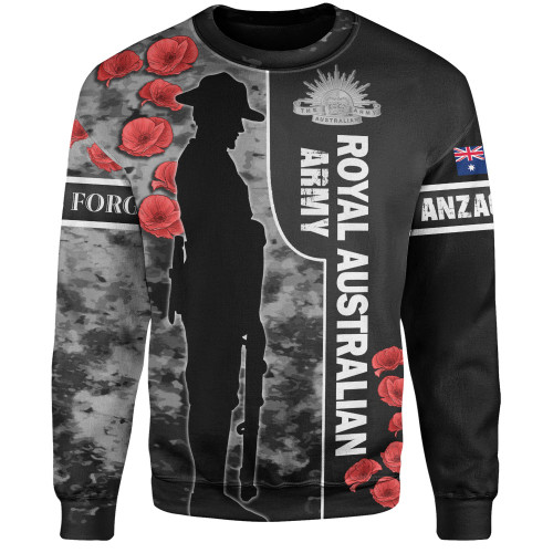 Australia Sweatshirt - Custom Royal Australian Army Anzac Day Camouflage Style