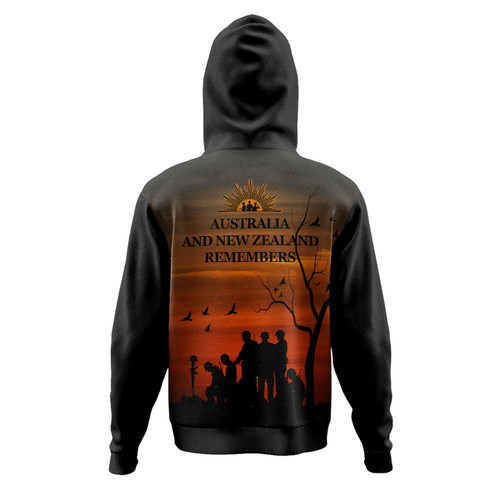 Australia Hoodie - Anzac Day Australia And New Zealand Remembers Australia Hoodie - Anzac Day Australia And New Zealand Remembers