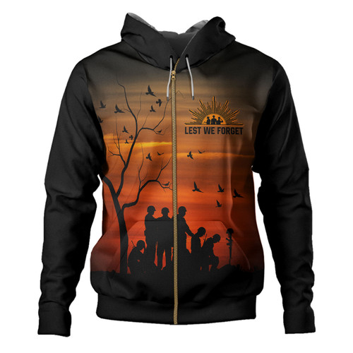 Australia Hoodie - Anzac Day Australia And New Zealand Remembers Australia Hoodie - Anzac Day Australia And New Zealand Remembers